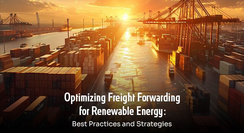 Optimising Freight Forwarding For Renewable Energy